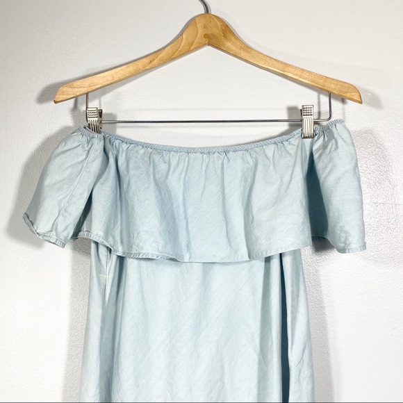 AMERICAN RAG Ruffle Off the Shoulder Stretch Dress - Picture 2 of 6